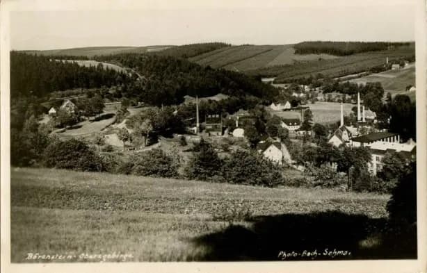 Weipert — Partie am Pöhlbach, historische Aufnahme