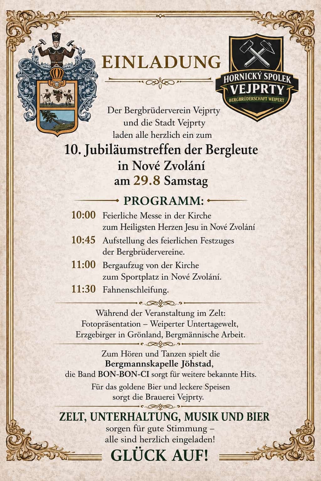 10. Bergmannsgottesdienst in Neugeschrei